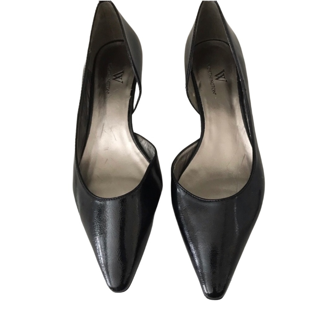 Kitten Hill Black patent leather